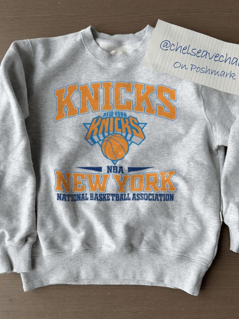 Vintage 90s New York Knicks Basketball Crewneck Sweatshirt New York Knicks Shirt